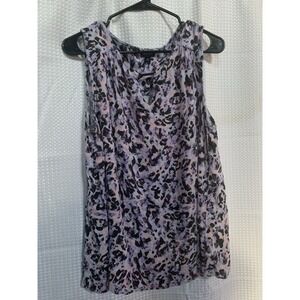 Torrid Babydoll Tank Top Black Pink‎ Purple Sleeveless Womens Size 2x